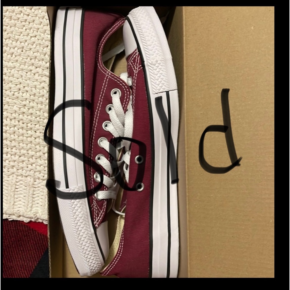 Converse Chuck Taylor’s 8.5-9 in men’s and 10.5-11 in women’s